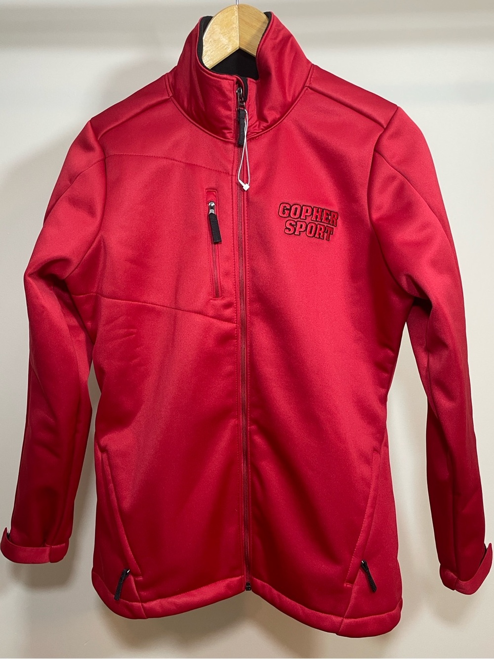 Antigua Gopher Sport Company Logo Red Full Zip Fleece Lined Women’s Jacket M